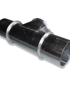 Outlet flat galv dia 150 cpl FlexVey125